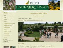 Tablet Screenshot of listen.cz